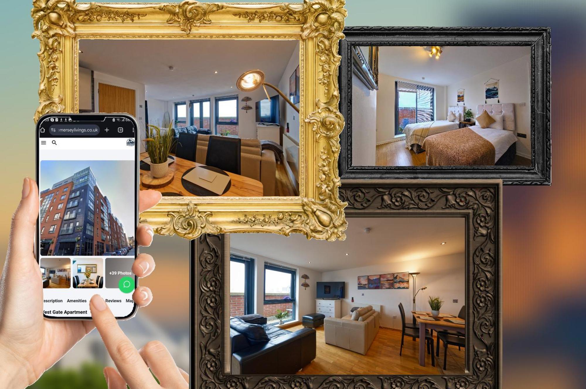 Sidemersey Livings- Convenient 1-Bedroom Flat With A View, Central Ливерпуль Экстерьер фото